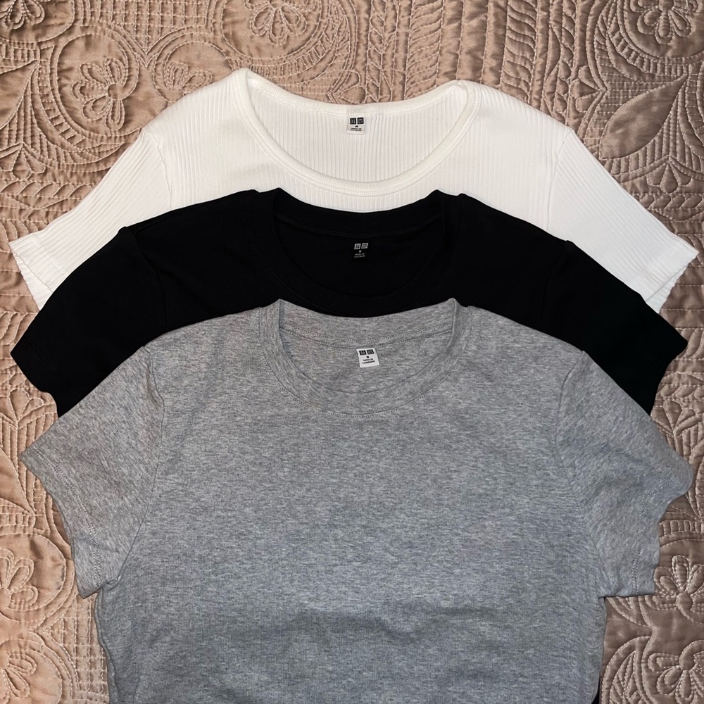 Uniqlo Mini T-shirt Baby Tee 3-Pack